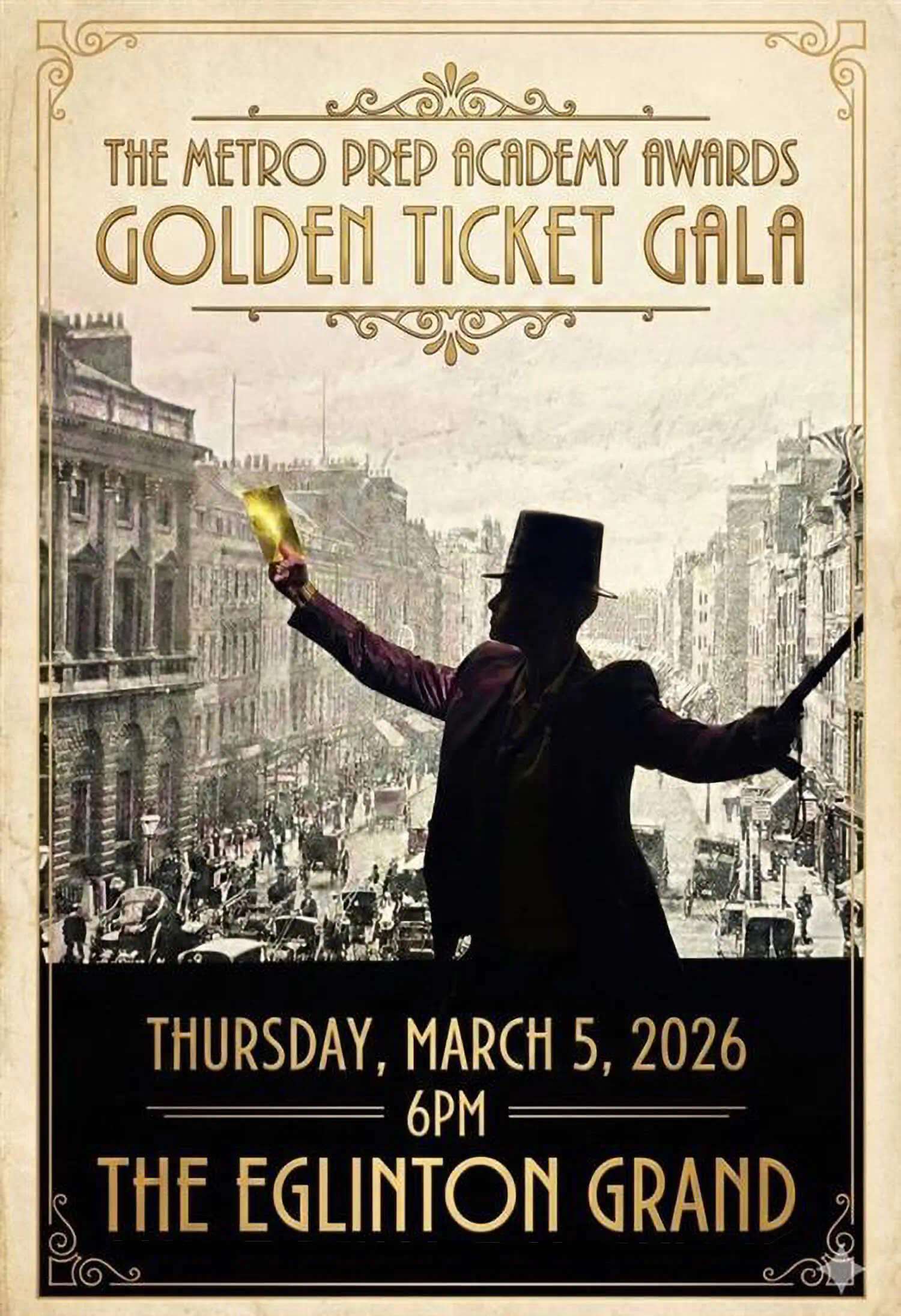 Metro Prep Academy Awards 2026: Golden Ticket Gala